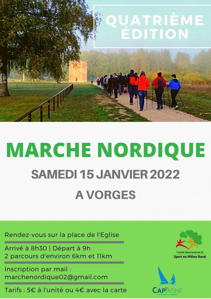 Marche Nordique du 15 Janvier 2022